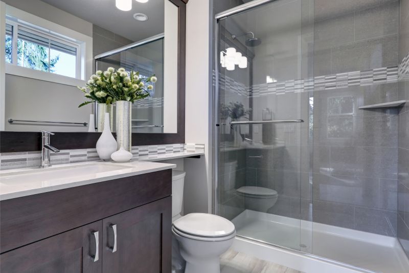 Modern Walk-In Shower with Glass Enclosure