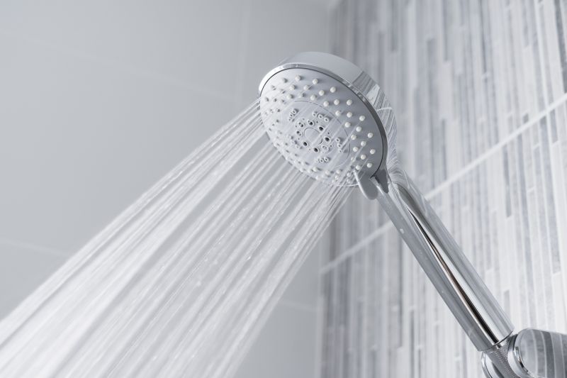 Rain Shower Head in Contemporary Design